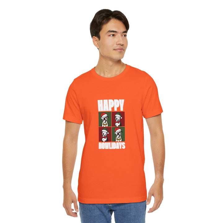 Happy Howlidays 2025 V2 Unisex Short Sleeve T-shirt