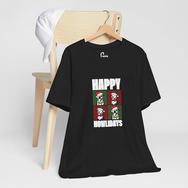 Happy Howlidays 2025 V2 Unisex Short Sleeve T-shirt