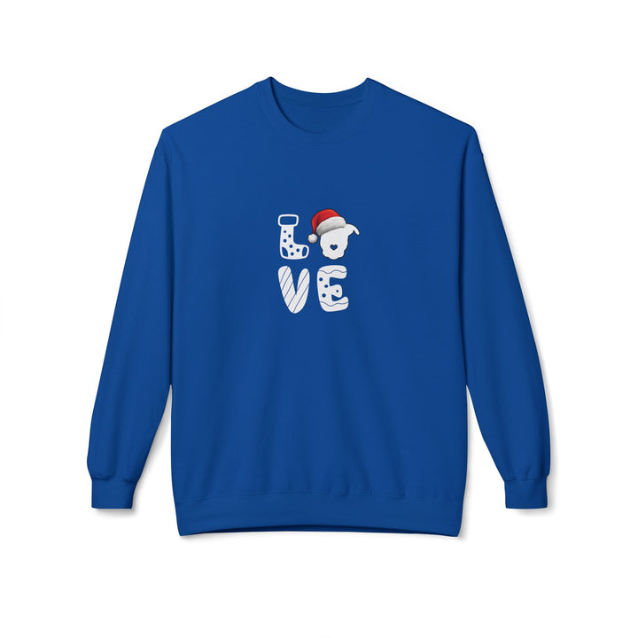 LOVE Christmas 2025 Softstyle Fleece Crewneck Sweatshirt