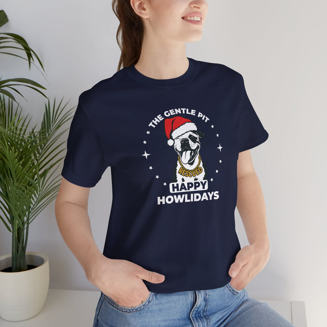 Happy Howlidays 2025 V3 Unisex Short Sleeve T-shirt