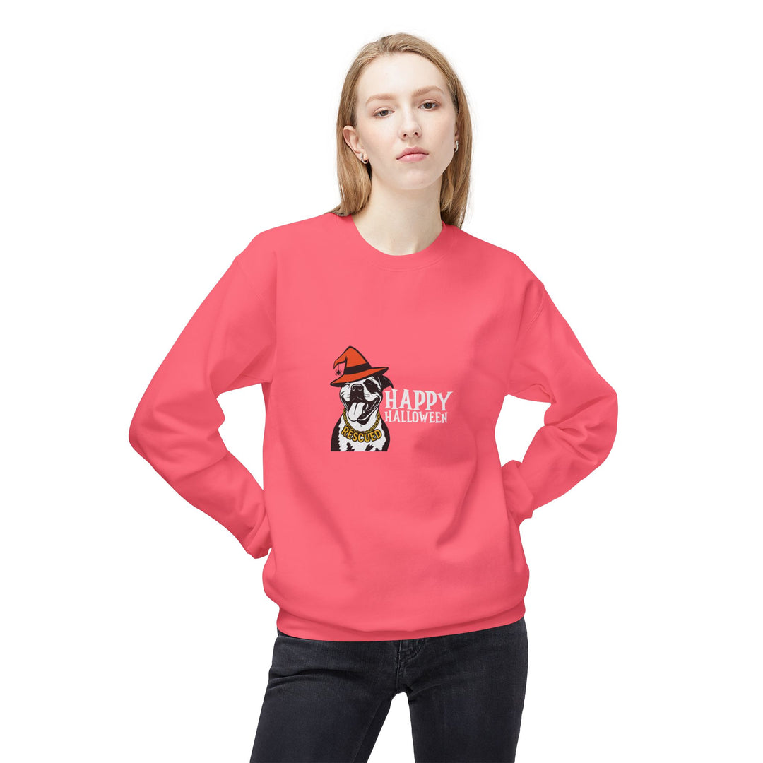 Halloween Pit V1 Softstyle Fleece Crewneck Sweatshirt