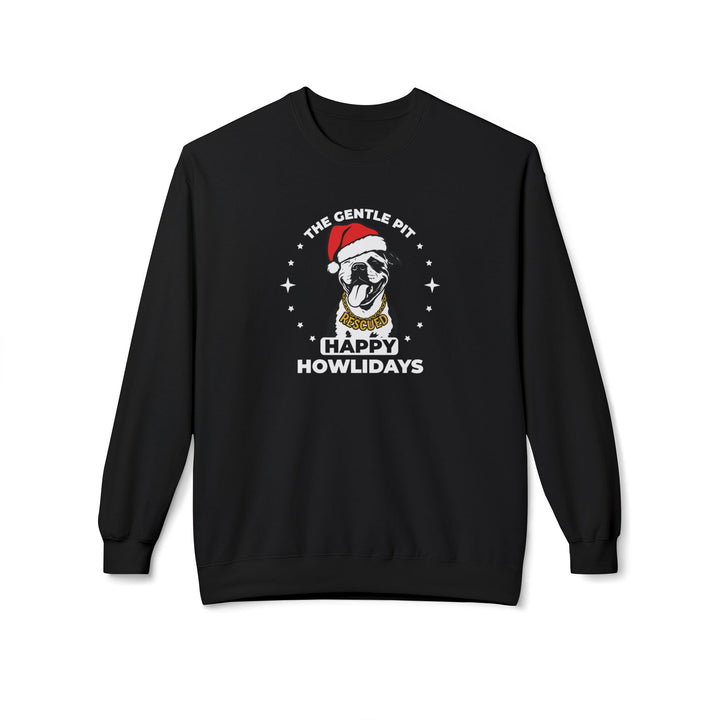 Happy Howlidays 2025 V3 Softstyle Fleece Crewneck Sweatshirt
