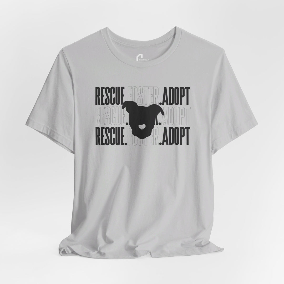 Rescue.Foster.Adopt V1 - Unisex Jersey Short Sleeve Tee