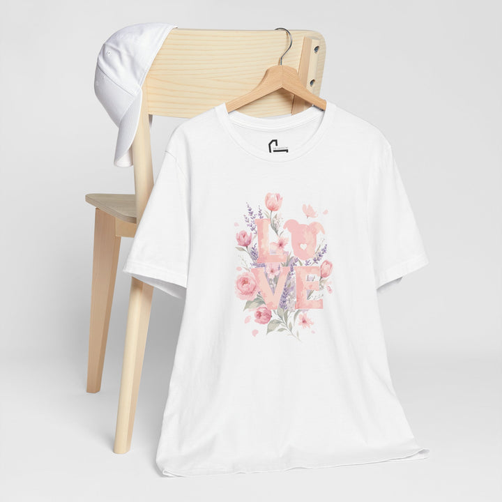 LOVE Floral Premium V3 Short Sleeve Tee