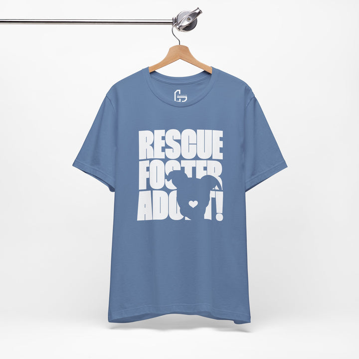 Rescue.Foster.Adopt V3 Unisex Short Sleeve T-shirt