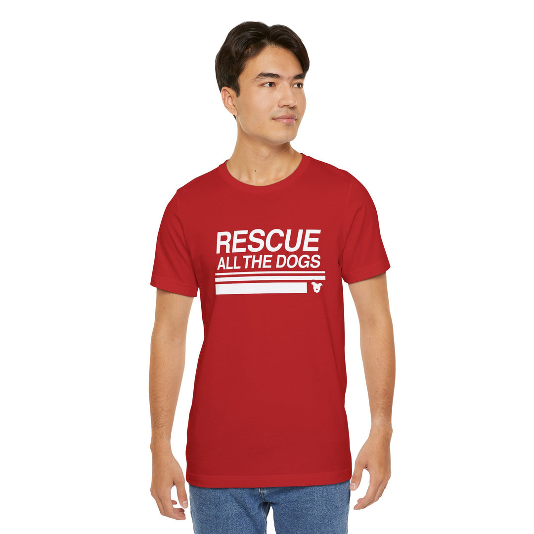 Rescue All The Dogs Unisex Short Sleeve T-shirt