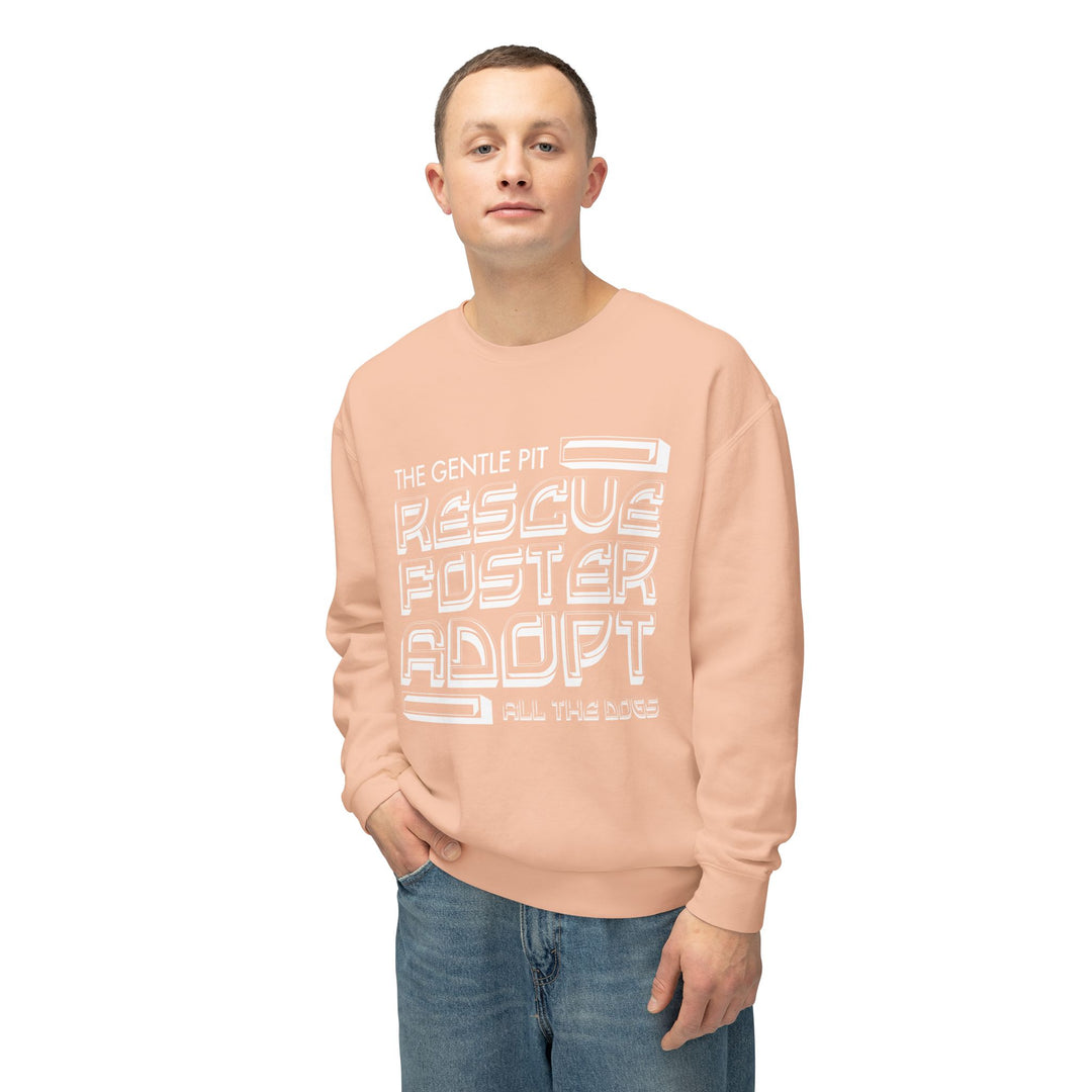 R.F.A Illusion style Print Design Unisex Crewneck Sweatshirt