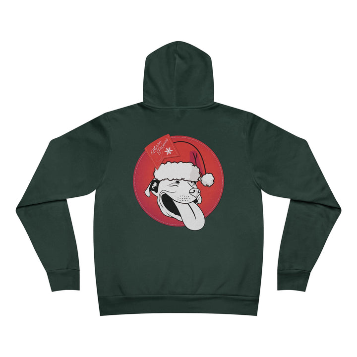 Merry Pitmas V4 Unisex Sponge Fleece Pullover Hoodie