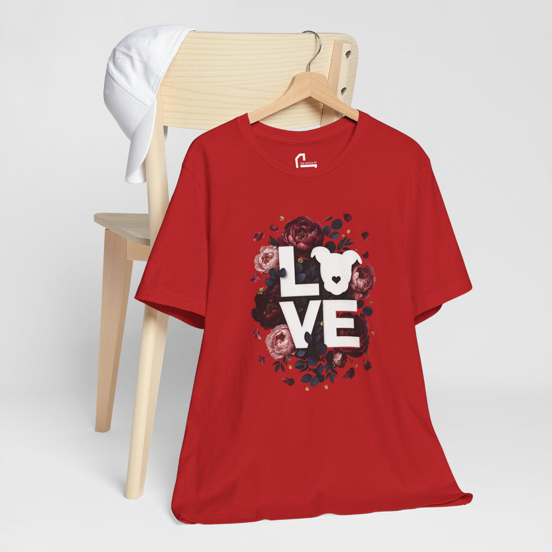 LOVE Floral Premium V1 Short Sleeve Tee