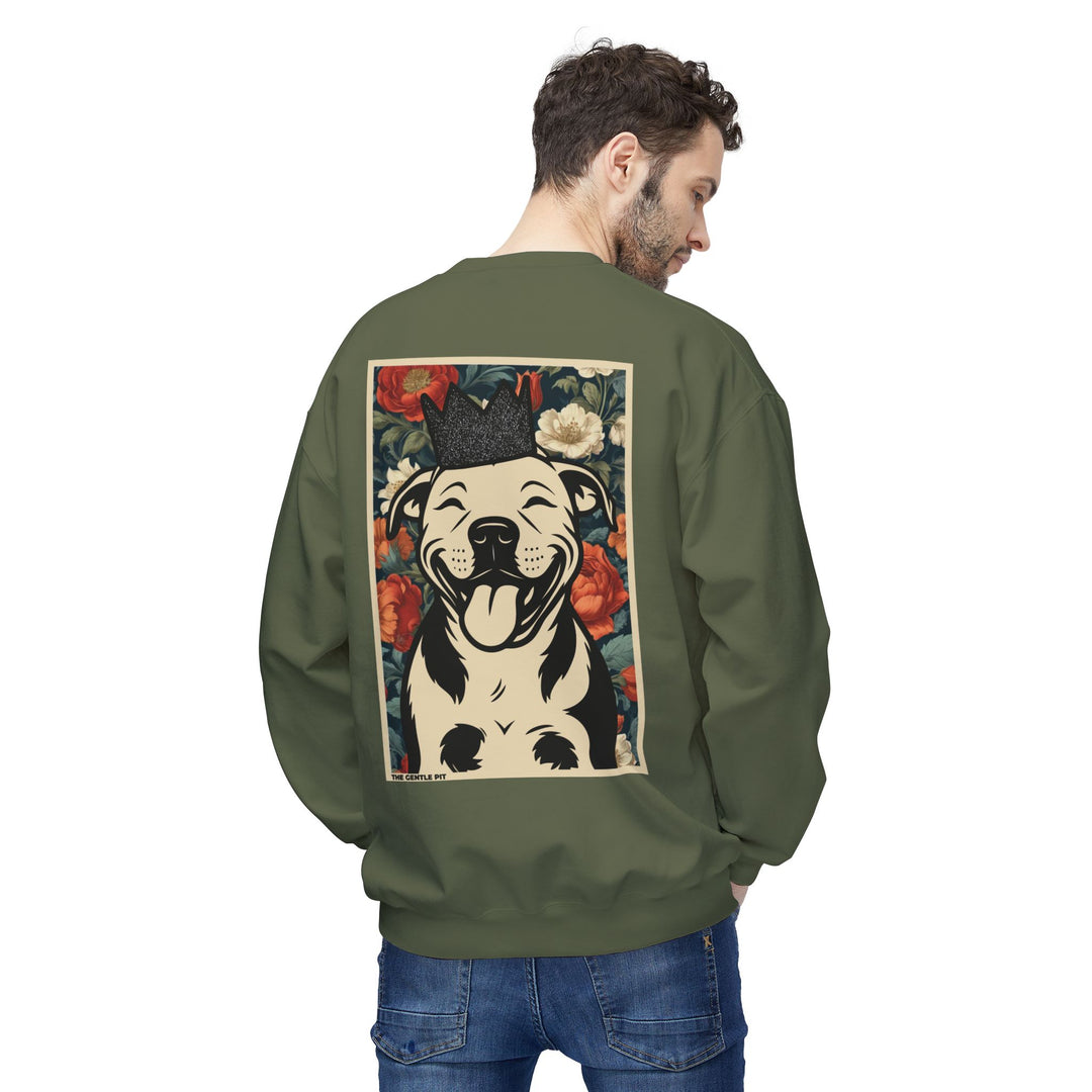 Baby Pit Floral Softstyle Fleece Crewneck Sweatshirt