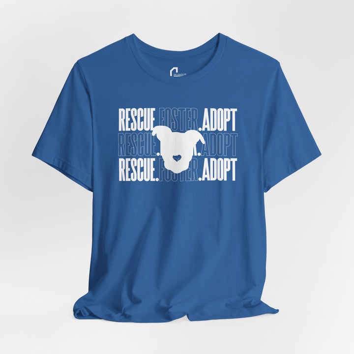 Rescue.Foster.Adopt V1 - Unisex Jersey Short Sleeve Tee