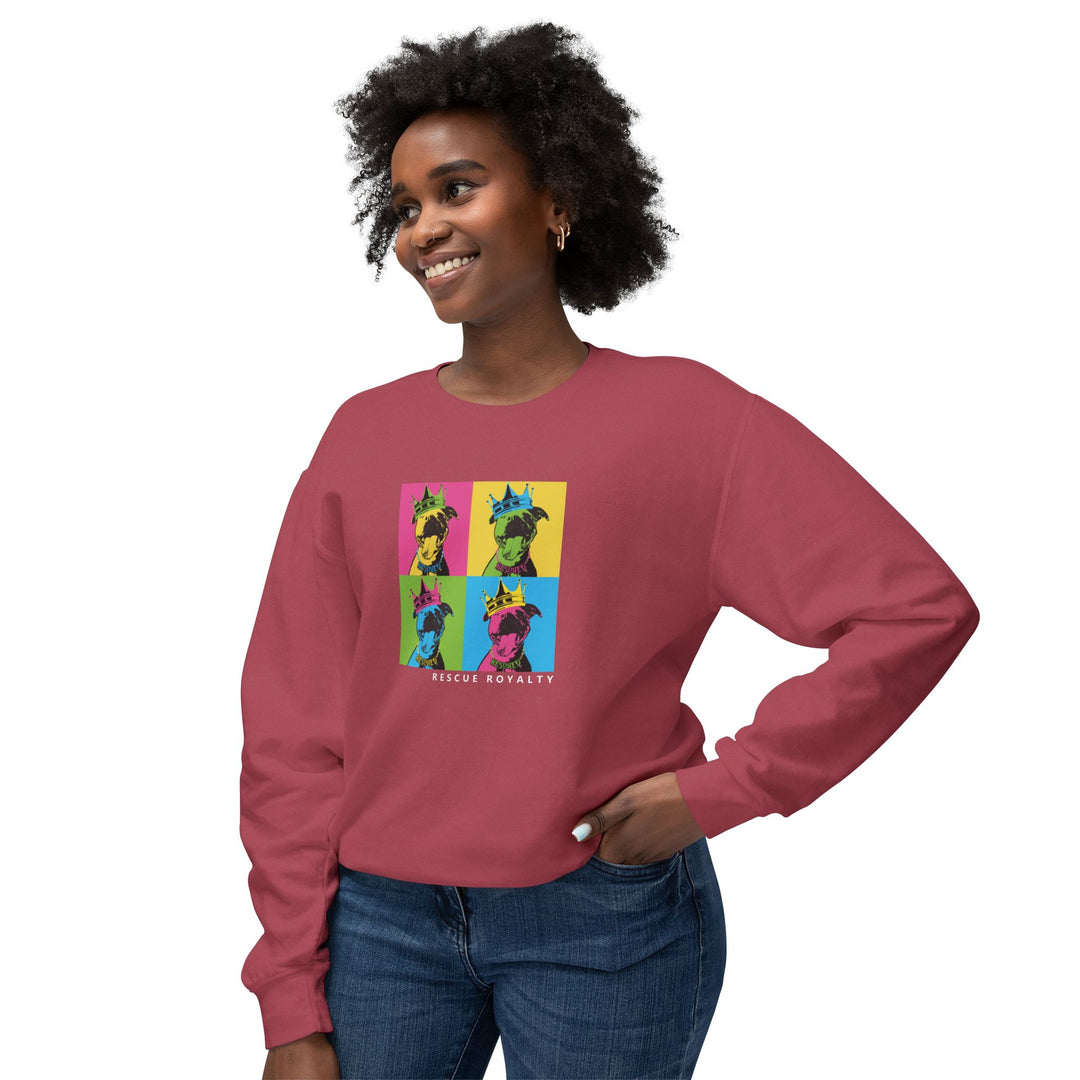 A Rescue Royalty Color Block Unisex Sweatshirt