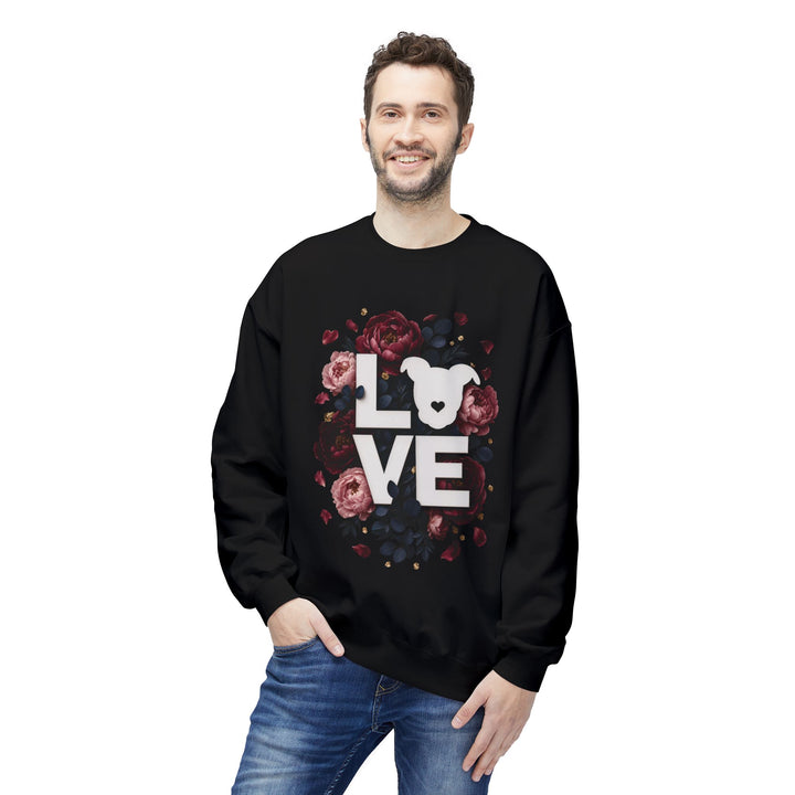 LOVE Floral Premium V1 Crewneck Sweatshirt