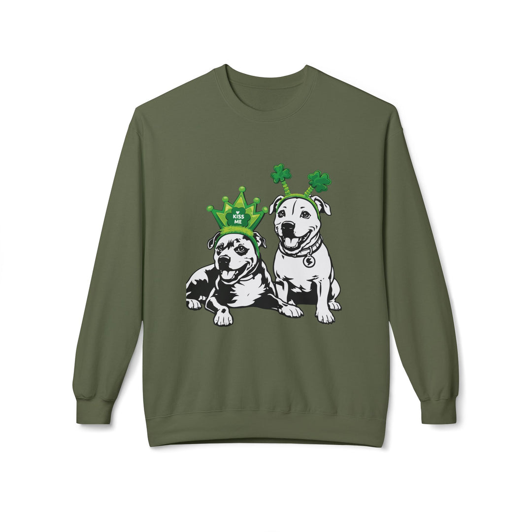 St. Patrick Pit Day V1 Softstyle Fleece Crewneck Sweatshirt
