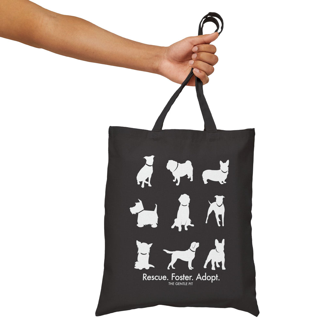 All The Dogs Cotton Canvas Tote Bag