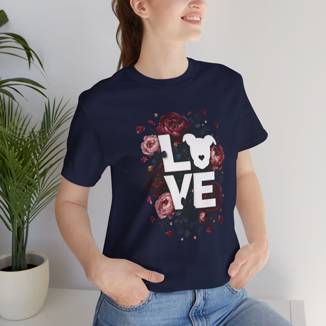 LOVE Floral Premium V1 Short Sleeve Tee