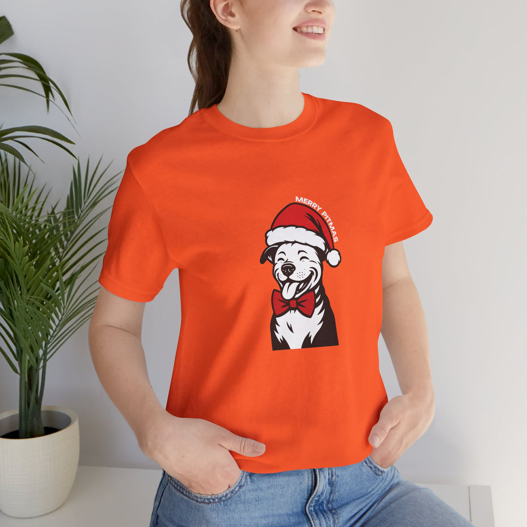 Merry Pitmas V3 Unisex Short Sleeve T-shirt