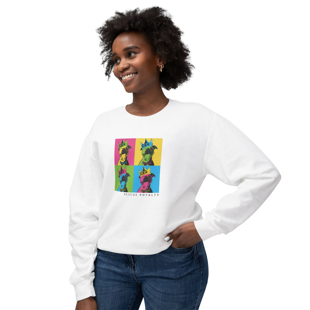 A Rescue Royalty Color Block Unisex Sweatshirt