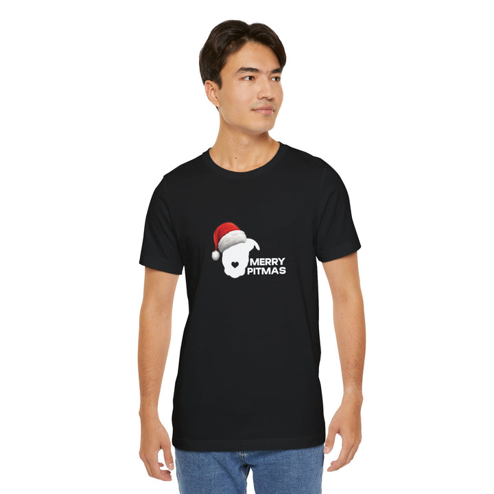 Merry Pitmas 2025 V2 Unisex Short Sleeve T-shirt
