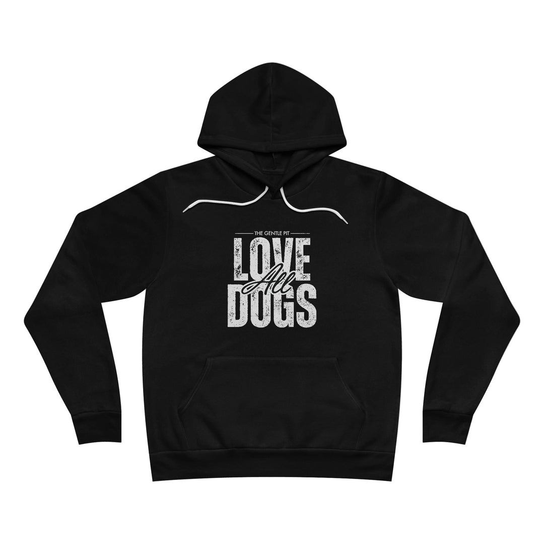 Distressed Love All Dogs Unisex Sponge Fleece Pullover Hoodie