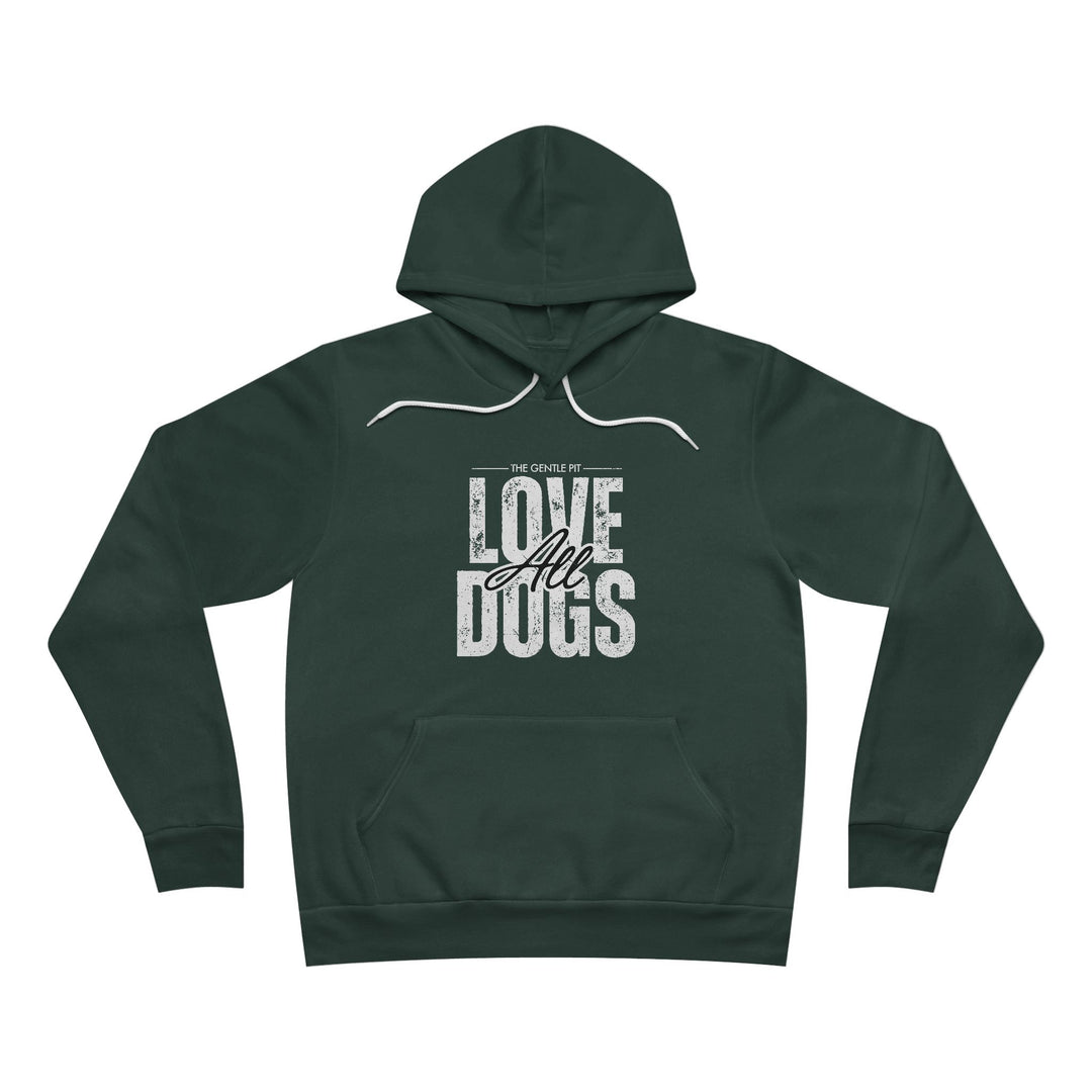 Distressed Love All Dogs Unisex Sponge Fleece Pullover Hoodie