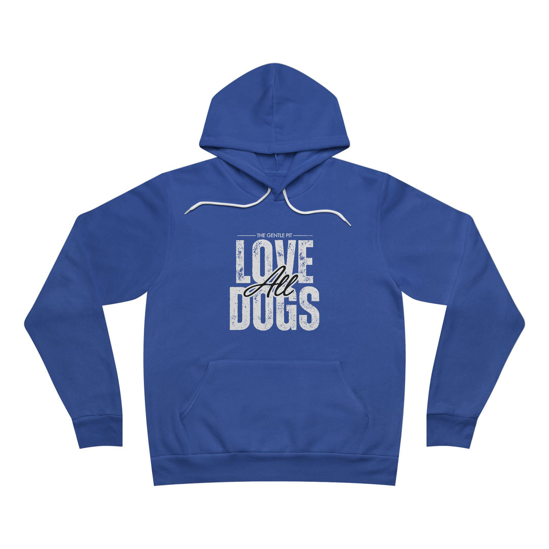 Distressed Love All Dogs Unisex Sponge Fleece Pullover Hoodie