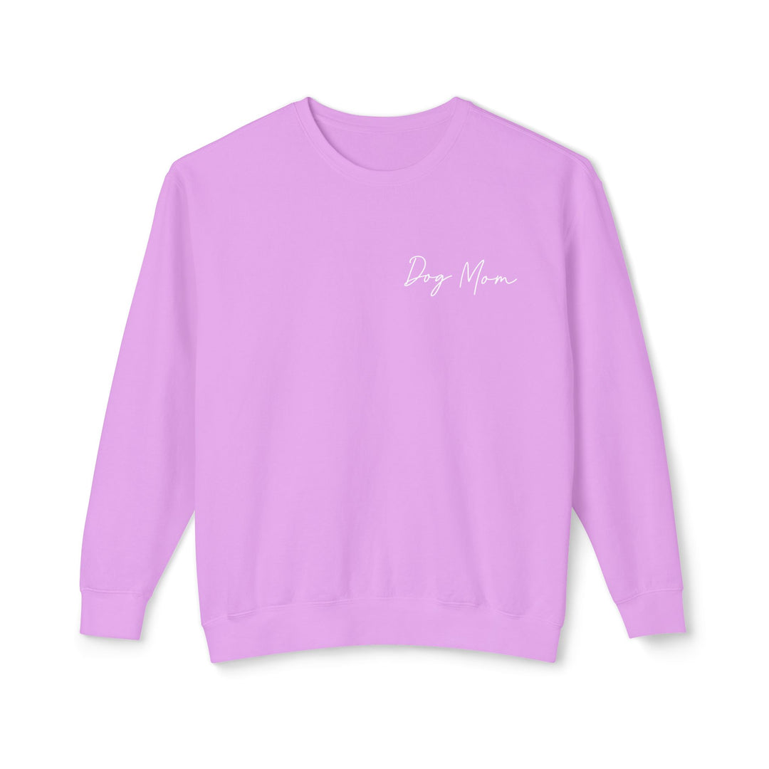 Dog Mom Cursive Unisex Premium Sweatshirt