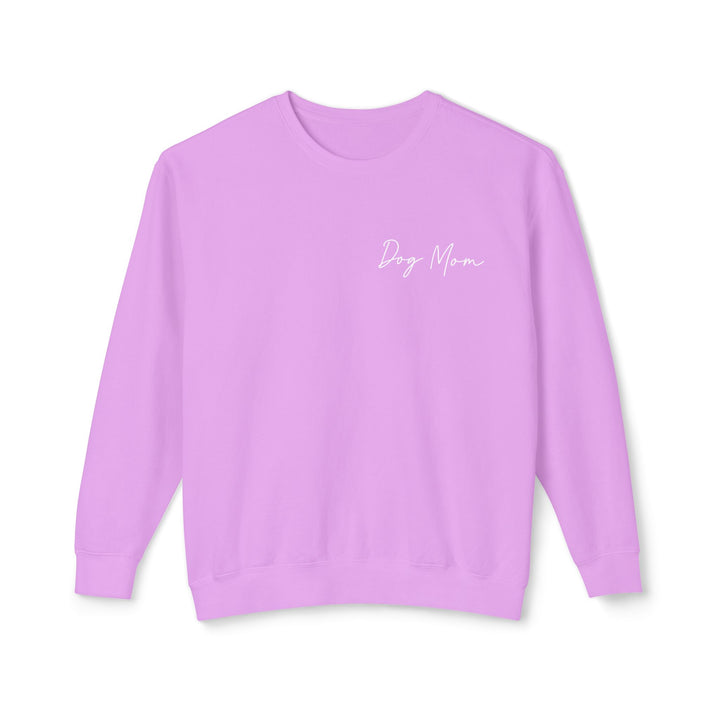 Dog Mom Cursive Unisex Premium Sweatshirt