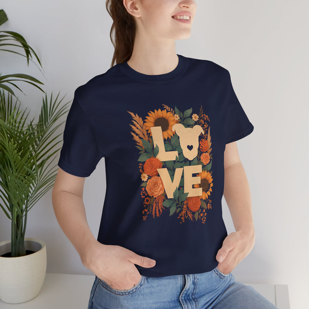 LOVE Floral Premium V2 Short Sleeve Tee