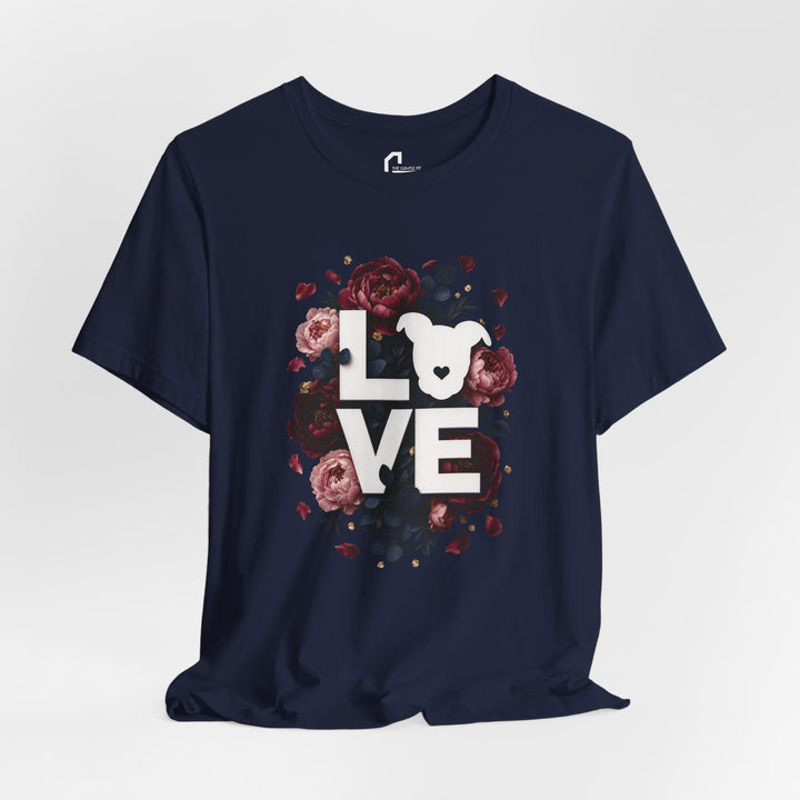 LOVE Floral Premium V1 Short Sleeve Tee