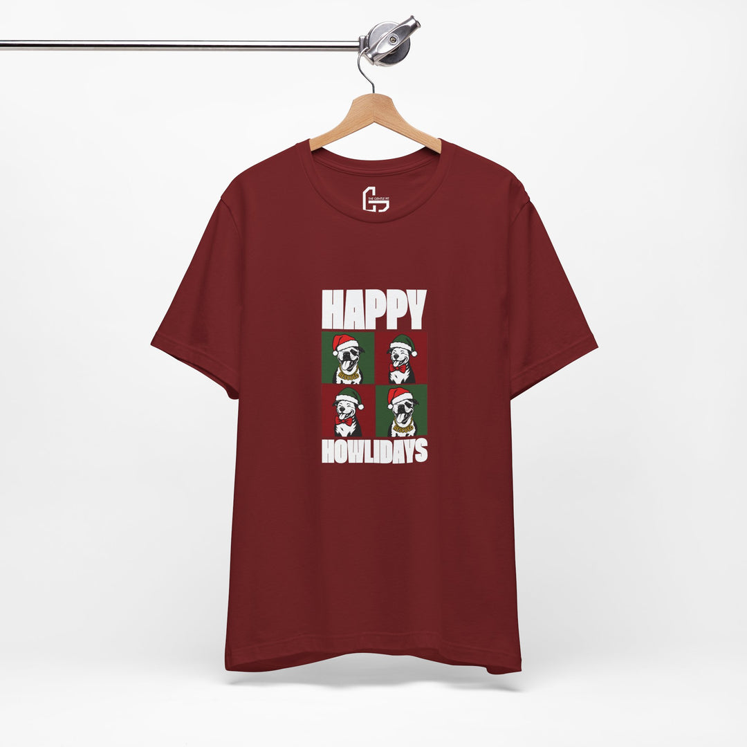 Happy Howlidays 2025 V2 Unisex Short Sleeve T-shirt