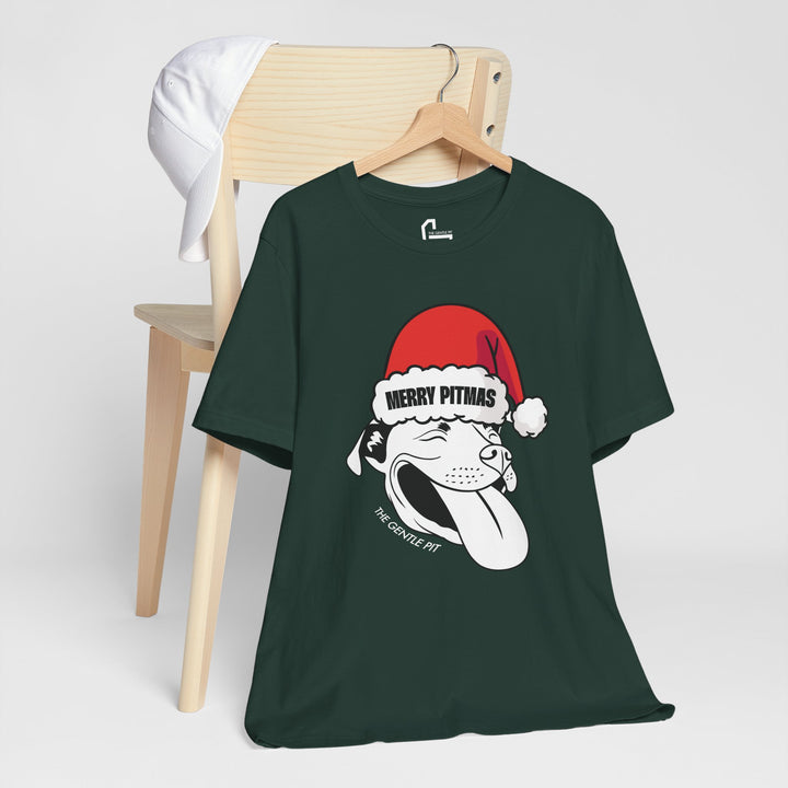 Merry Pitmas V2 Unisex Short Sleeve T-shirt