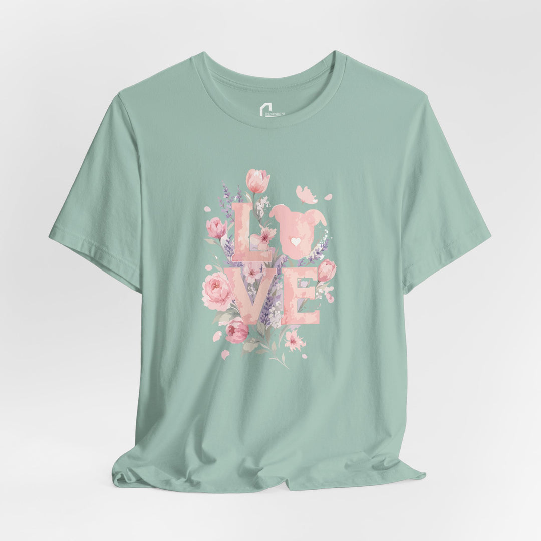 LOVE Floral Premium V3 Short Sleeve Tee