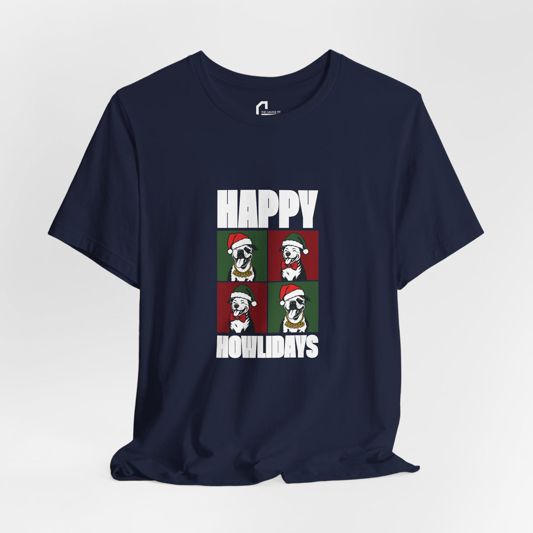 Happy Howlidays 2025 V2 Unisex Short Sleeve T-shirt