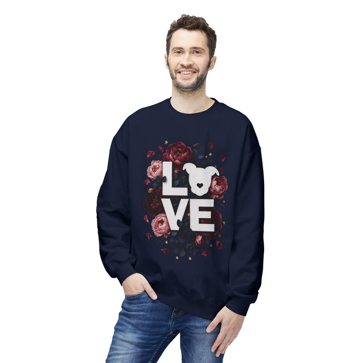 LOVE Floral Premium V1 Crewneck Sweatshirt