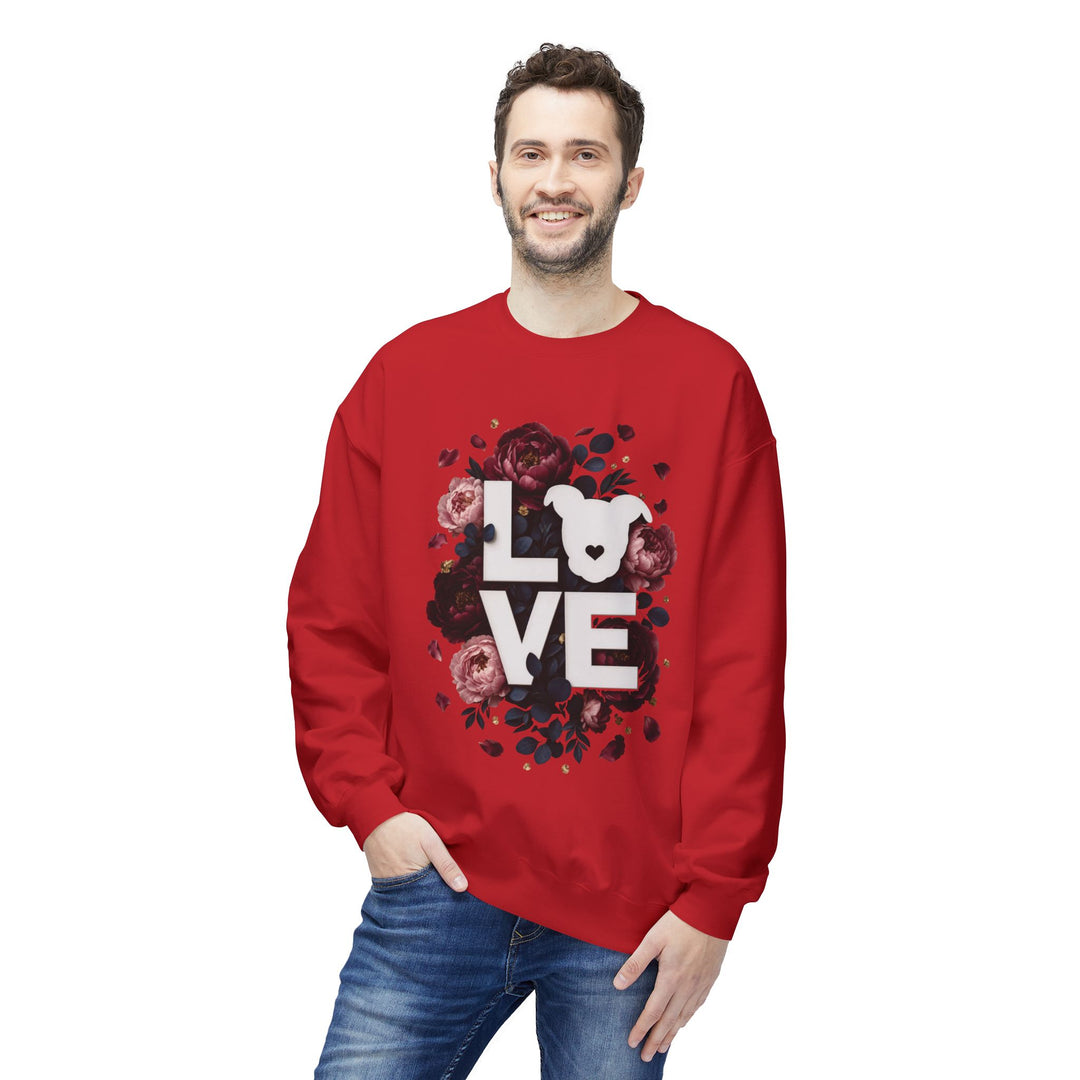 LOVE Floral Premium V1 Crewneck Sweatshirt