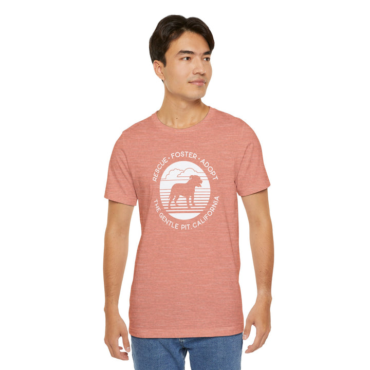 Rescue Foster Adopt Sunset Unisex T-Shirt