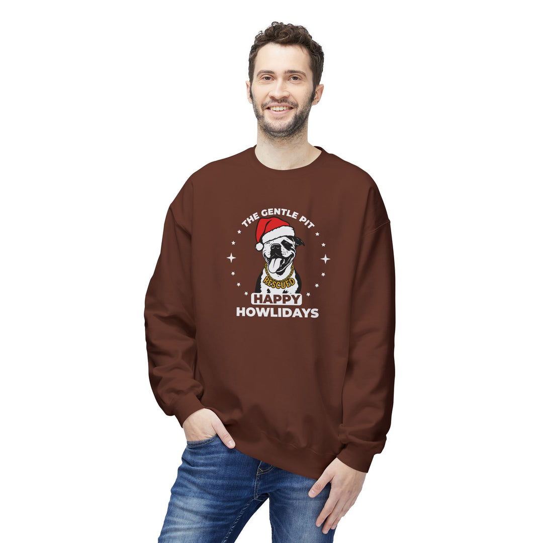 Happy Howlidays 2025 V3 Softstyle Fleece Crewneck Sweatshirt