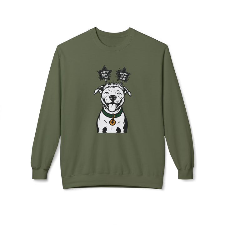 Happy New Year Pit LMTD. Softstyle Fleece Crewneck Sweatshirt