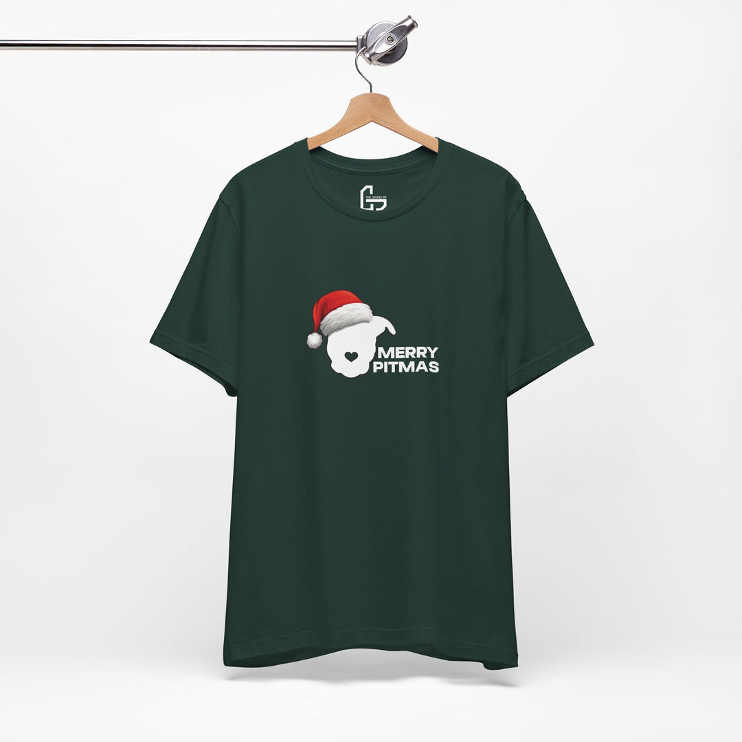 Merry Pitmas 2025 V2 Unisex Short Sleeve T-shirt
