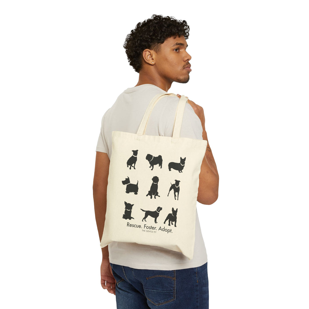 All The Dogs Cotton Canvas Tote Bag