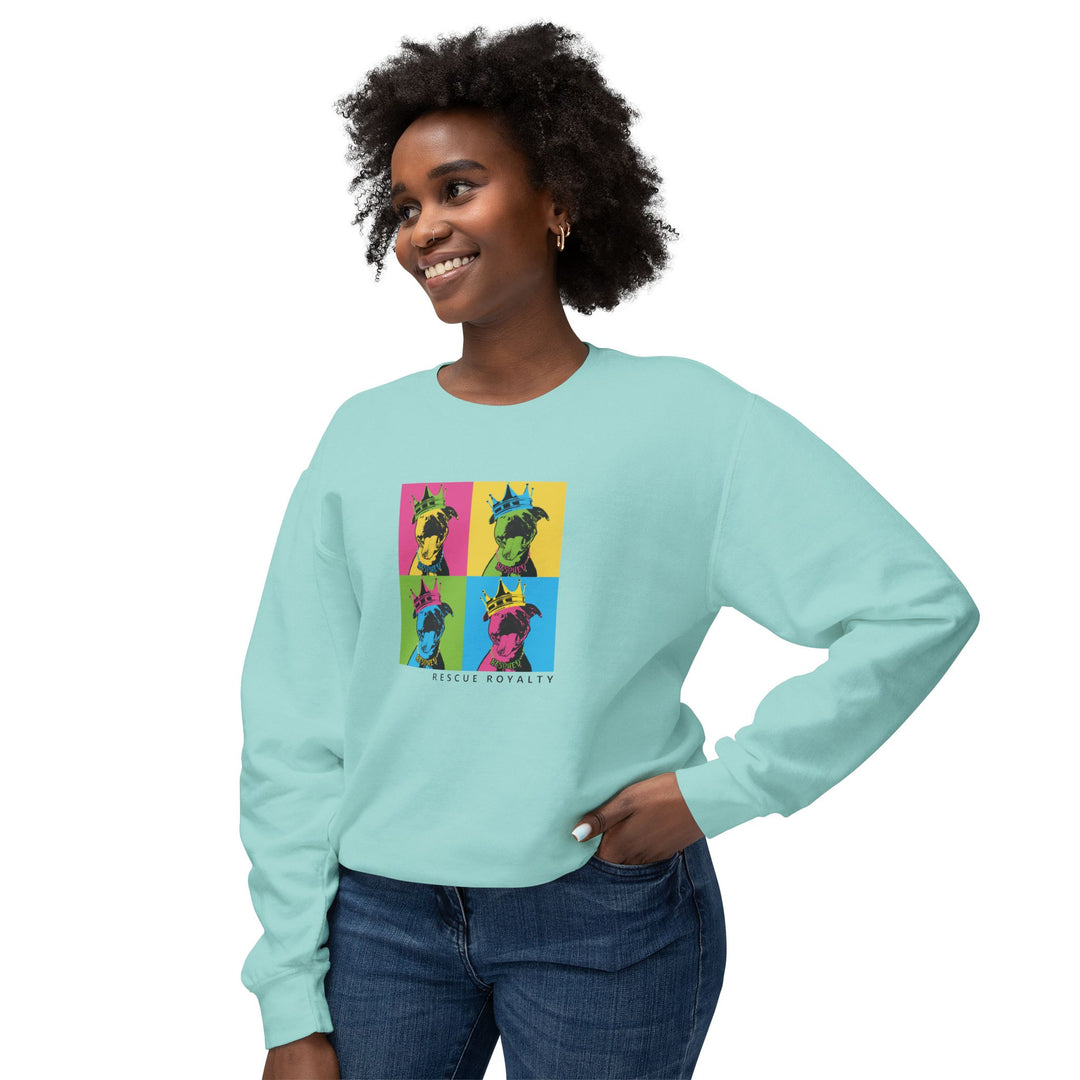 A Rescue Royalty Color Block Unisex Sweatshirt