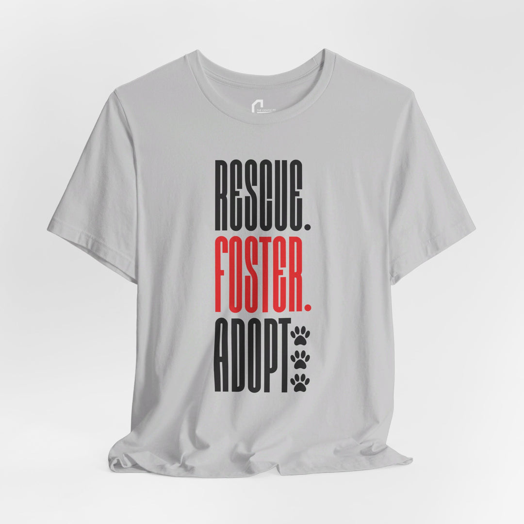 Rescue.Foster.Adopt V2 - Unisex Jersey Short Sleeve Tee