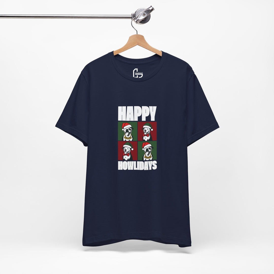 Happy Howlidays 2025 V2 Unisex Short Sleeve T-shirt