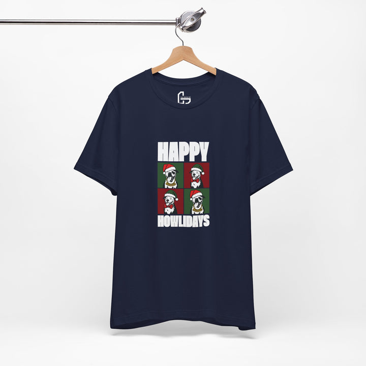 Happy Howlidays 2025 V2 Unisex Short Sleeve T-shirt