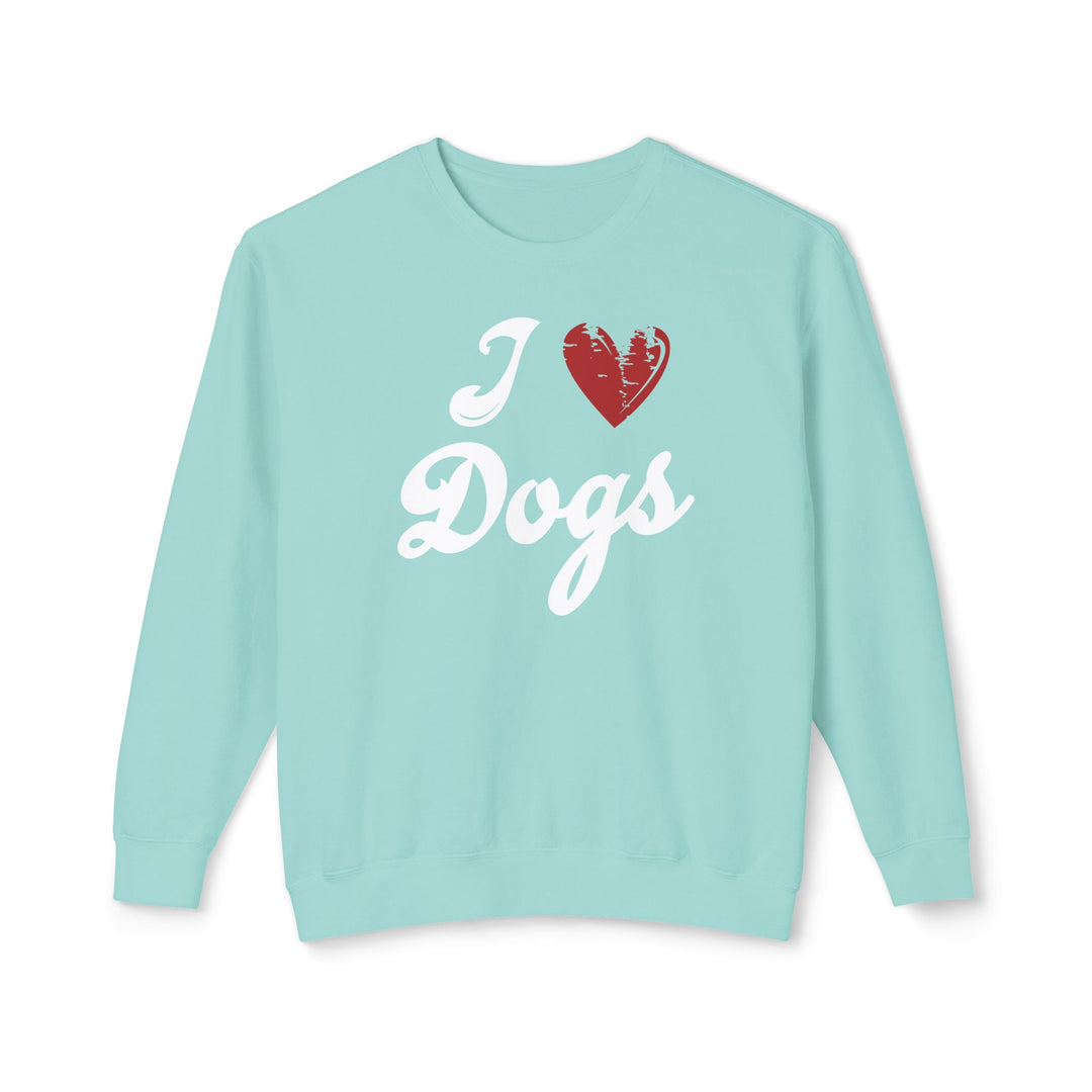 I Love Dogs Crew Neck Sweatshirt