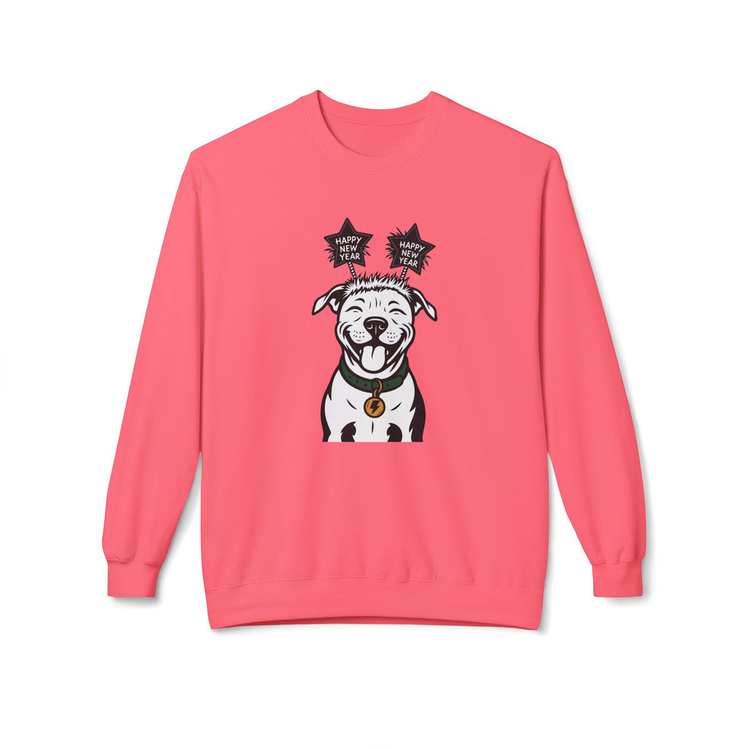 Happy New Year Pit LMTD. Softstyle Fleece Crewneck Sweatshirt