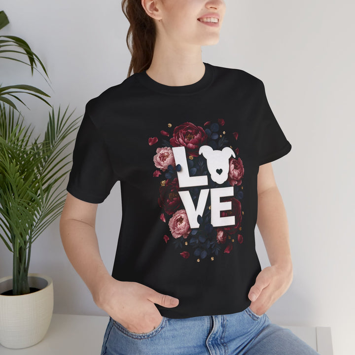 LOVE Floral Premium V1 Short Sleeve Tee