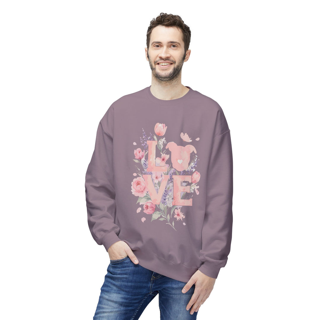 LOVE Floral Premium V3 Crewneck Sweatshirt