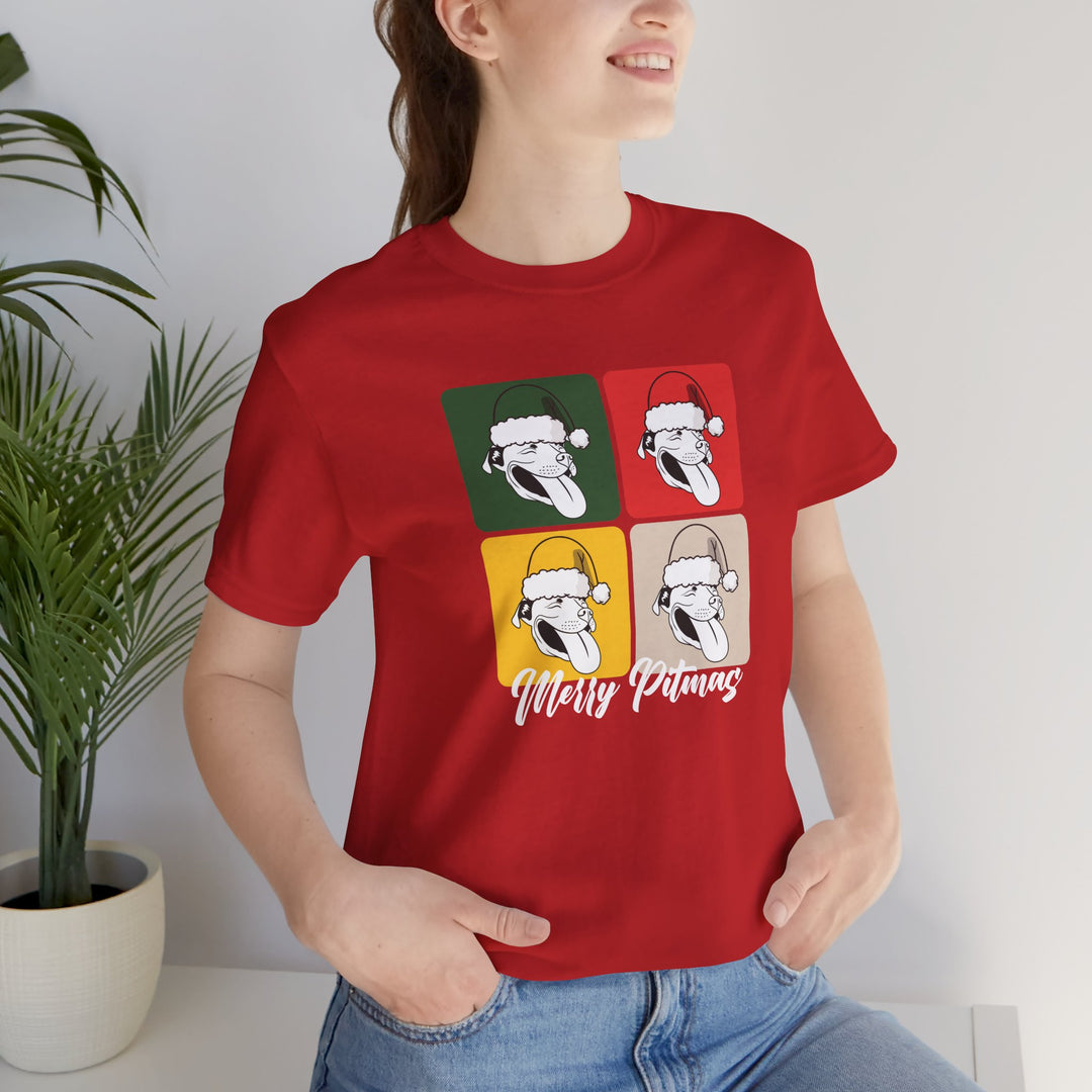 Merry Pitmas V5 Unisex Short Sleeve T-shirt